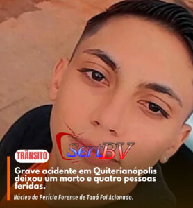 Grave acidente em Quiterianópolis deixa um morto e quatro feridos.